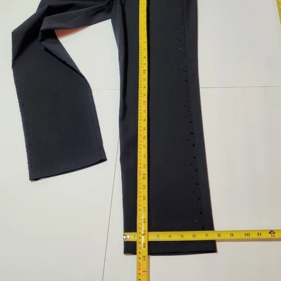 Style & Co. Black Pull on Leggins with Onyx Bling (L) - Picture 12 of 12